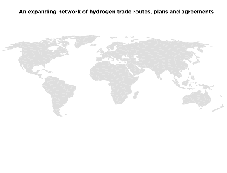 IRENA hydrogen map